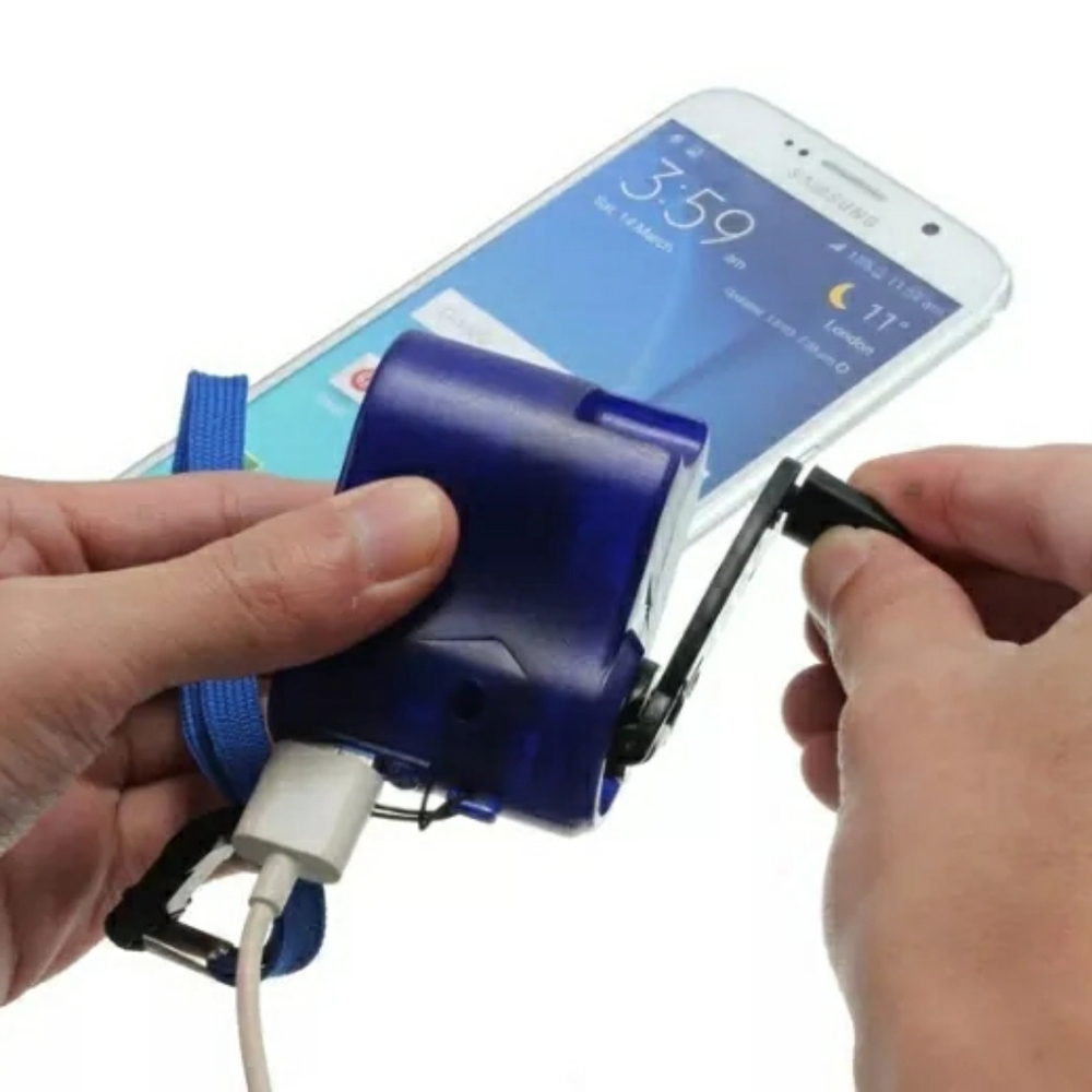Emergency Hand Cranked Phone Charger